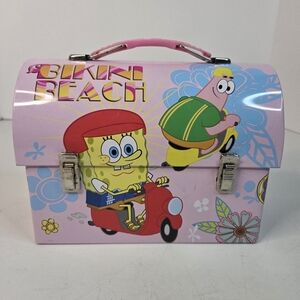2010 Nickelodeon Spongebob "Bikini Bottom" Collectible Tin Box